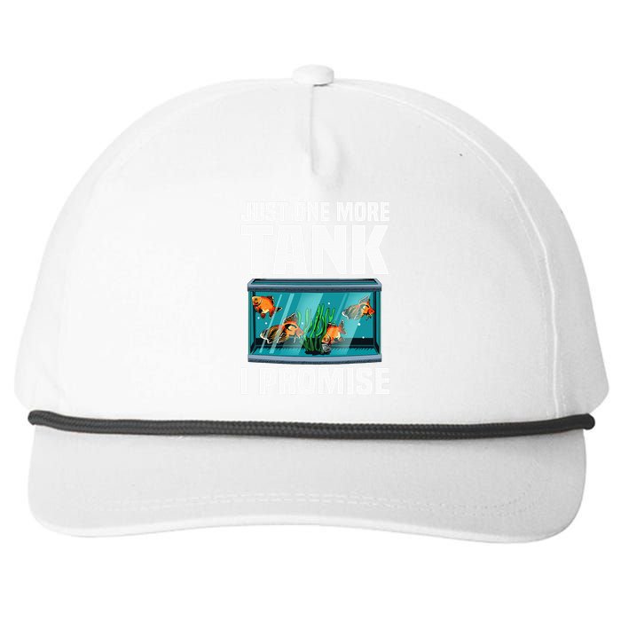 Aquarium For Women Fish Tank Fishkeeping Snapback Five-Panel Rope Hat