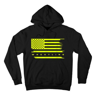 American Flag Wrestling Apparel Wrestling Hoodie