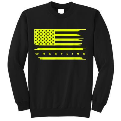American Flag Wrestling Apparel Wrestling Sweatshirt