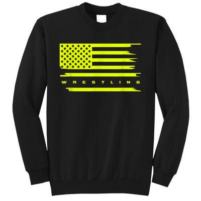 American Flag Wrestling Apparel Wrestling Sweatshirt