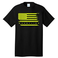 American Flag Wrestling Apparel Wrestling Tall T-Shirt