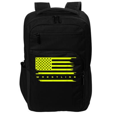 American Flag Wrestling Apparel Wrestling Impact Tech Backpack