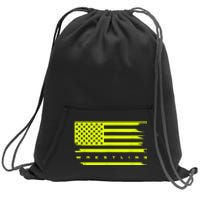 American Flag Wrestling Apparel Wrestling Sweatshirt Cinch Pack Bag