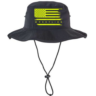 American Flag Wrestling Apparel Wrestling Legacy Cool Fit Booney Bucket Hat