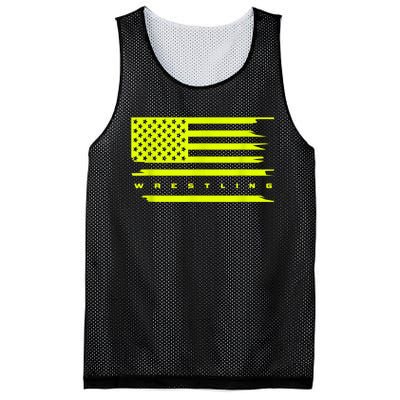 American Flag Wrestling Apparel Wrestling Mesh Reversible Basketball Jersey Tank