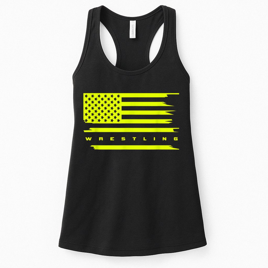 American Flag Wrestling Apparel Wrestling Womens Tank Top