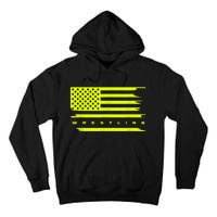 American Flag Wrestling Apparel Wrestling Tall Hoodie