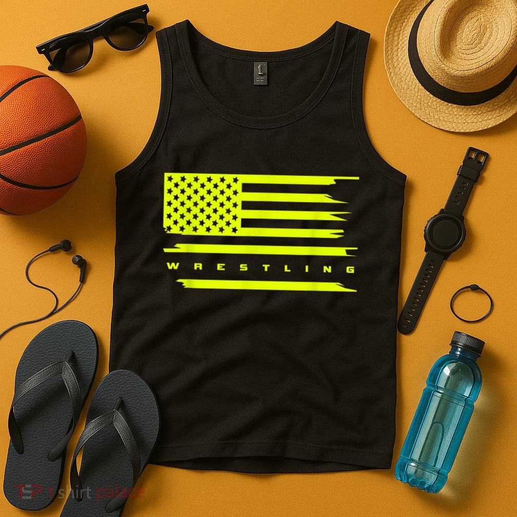 American Flag Wrestling Apparel Wrestling Tank Top
