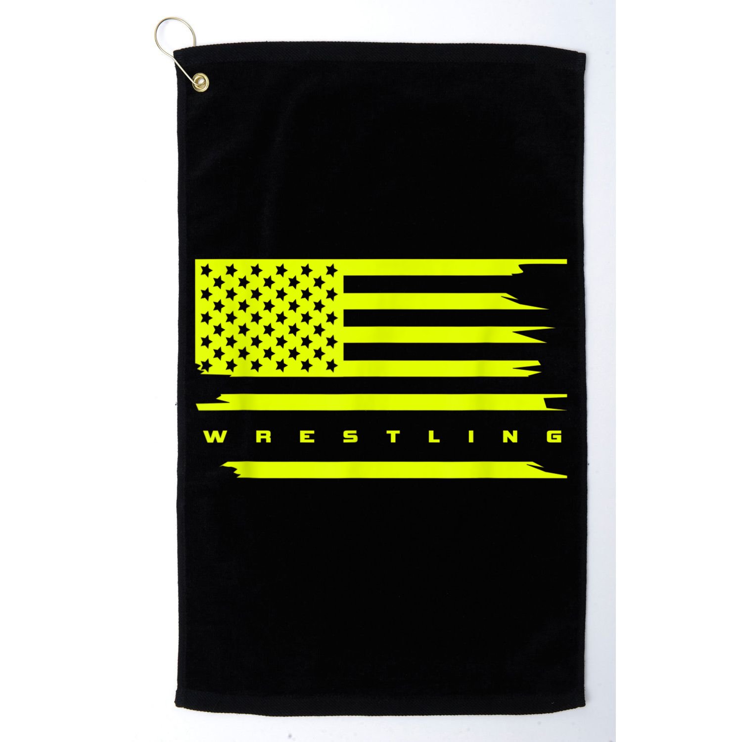 American Flag Wrestling Apparel Wrestling Golf Towel