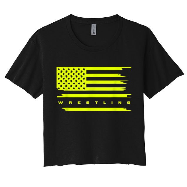 American Flag Wrestling Apparel Wrestling Crop Top