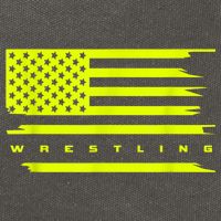 American Flag Wrestling Apparel Wrestling Cotton Canvas Backpack