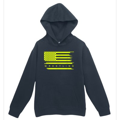 American Flag Wrestling Apparel Wrestling Urban Pullover Hoodie