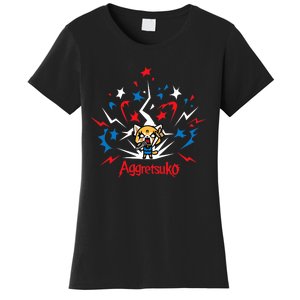 Aggretsuko Fire Works 4th Of July Women's T-Shirt