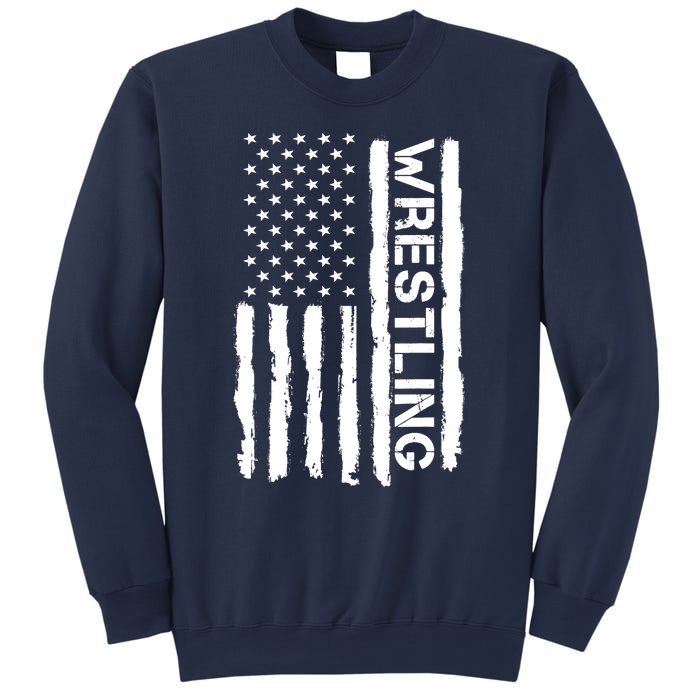 American Flag Wrestling Lovers Sport Fans Sweatshirt