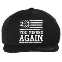 American Flag You Missed 2 0 Wool Snapback Cap