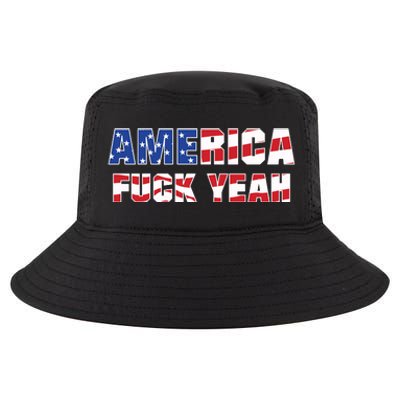 America Fuck Yeah Cool Comfort Performance Bucket Hat