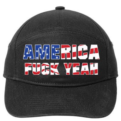 America Fuck Yeah 7-Panel Snapback Hat