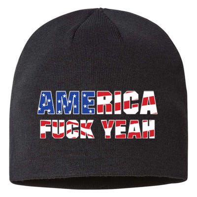 America Fuck Yeah Sustainable Beanie