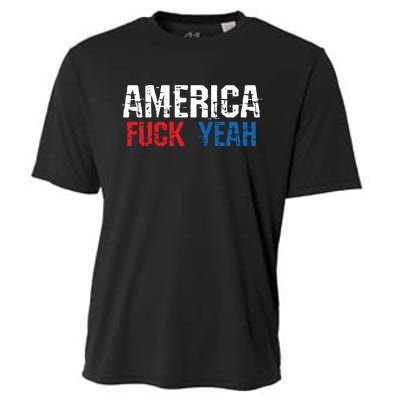 America Fuck Yeah Cooling Performance Crew T-Shirt