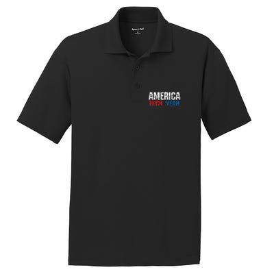 America Fuck Yeah PosiCharge RacerMesh Polo