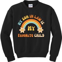 Appreciation For Your Son In Law With This Groovy Vintage Kids Sweatshirt