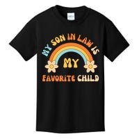 Appreciation For Your Son In Law With This Groovy Vintage Kids T-Shirt