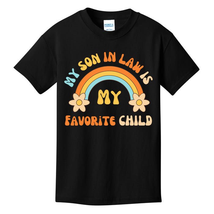 Appreciation For Your Son In Law With This Groovy Vintage Kids T-Shirt