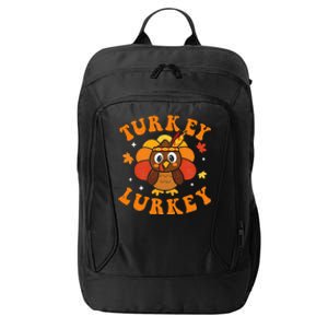 Autumn Fall Y'all Thanksgiving Retro Turkey Lurkey City Backpack