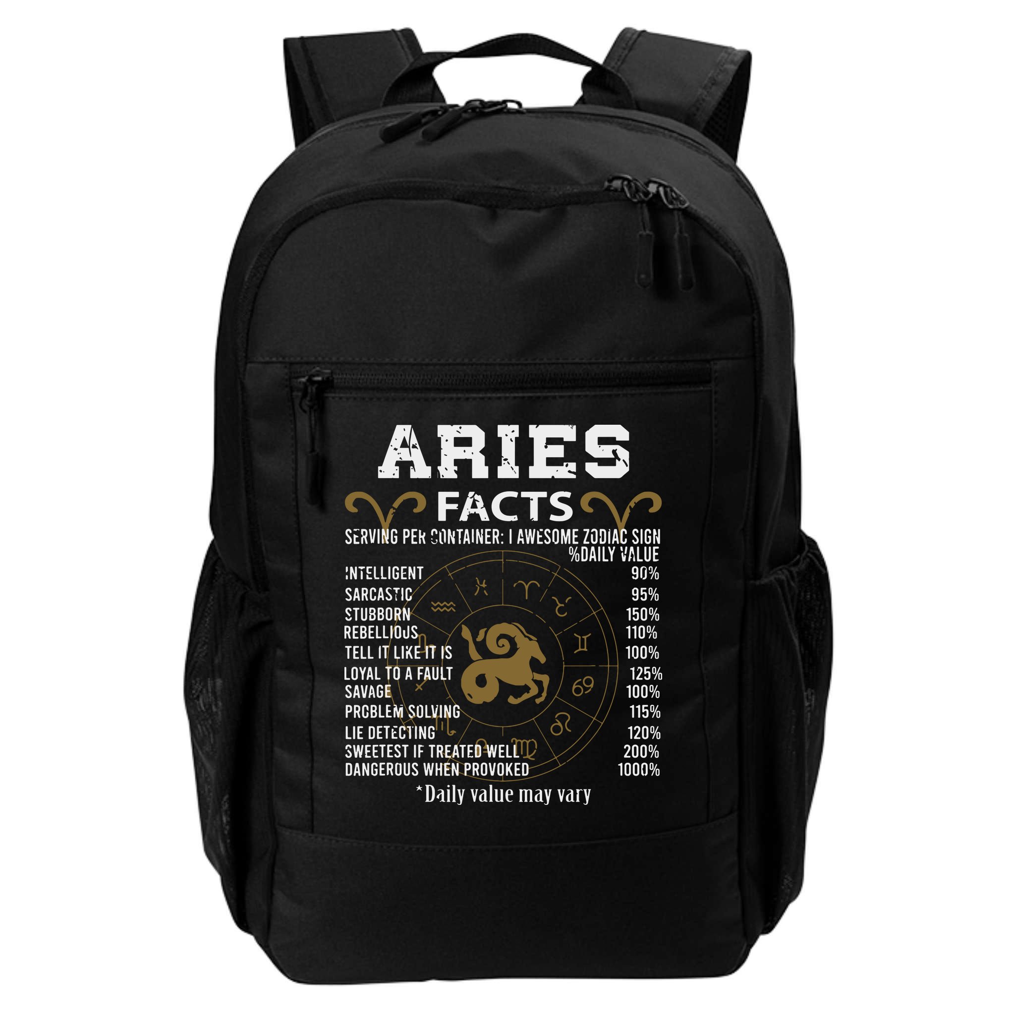 Aries Facts Zodiac Sign Backpack