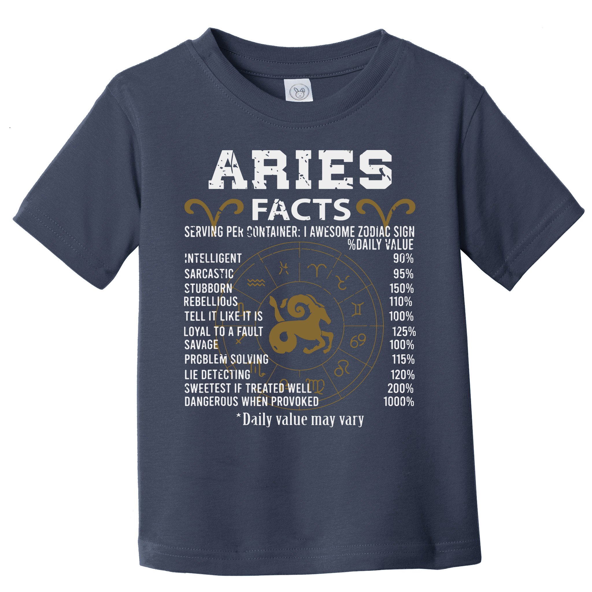 Aries Facts Zodiac Sign Toddler T-Shirt
