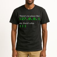 Admin Geek 127.0.0.1 1 There Is No Place Like Home Tall T-Shirt