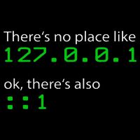 Admin Geek 127.0.0.1 1 There Is No Place Like Home Metallic Star Ornament