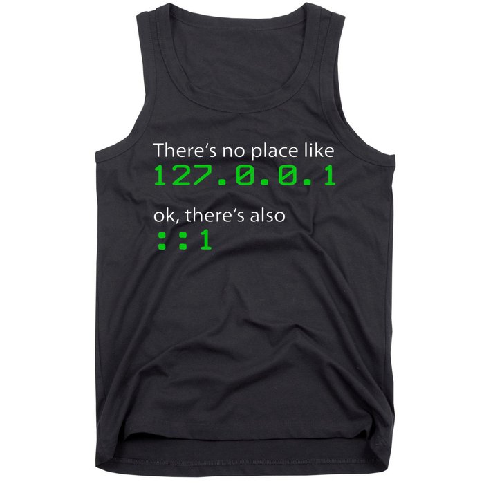 Admin Geek 127.0.0.1 1 There Is No Place Like Home Tank Top