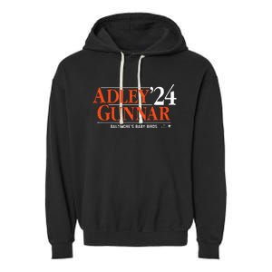 Adley Gunnar 24 Baltimore Baseball Garment-Dyed Fleece Hoodie