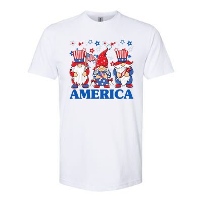 America Gnome 4th Of July Celebration Softstyle CVC T-Shirt