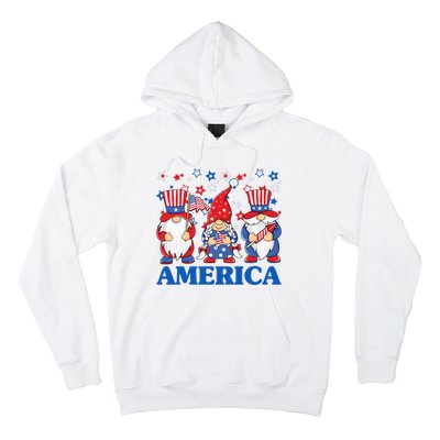 America Gnome 4th Of July Celebration Hoodie