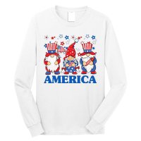 America Gnome 4th Of July Celebration Long Sleeve Shirt