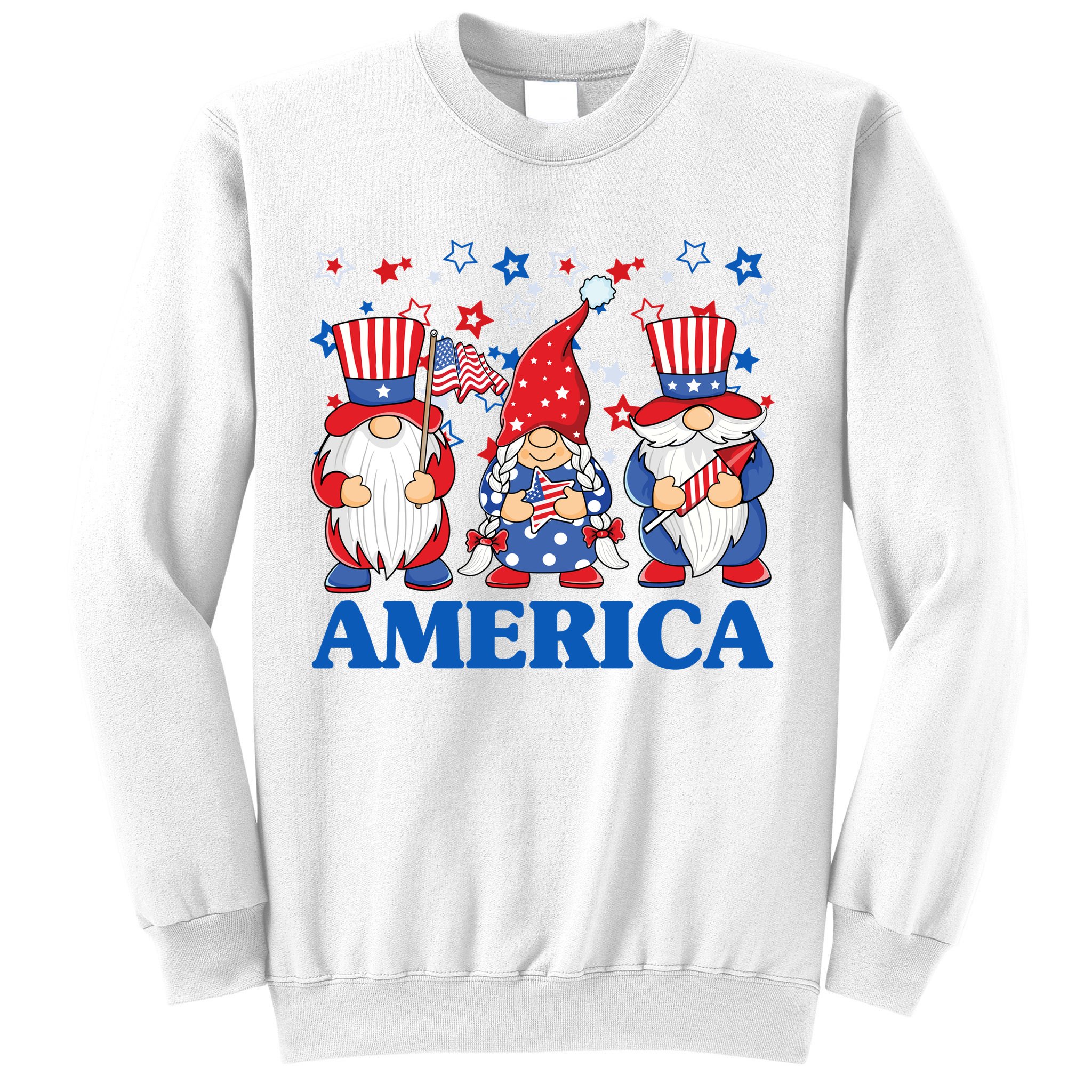 America Gnome 4th Of July Celebration Sweatshirt