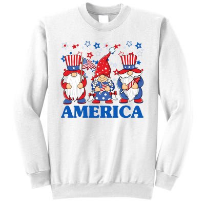 America Gnome 4th Of July Celebration Sweatshirt