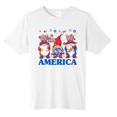 America Gnome 4th Of July Celebration Tall Fusion ChromaSoft Performance T-Shirt