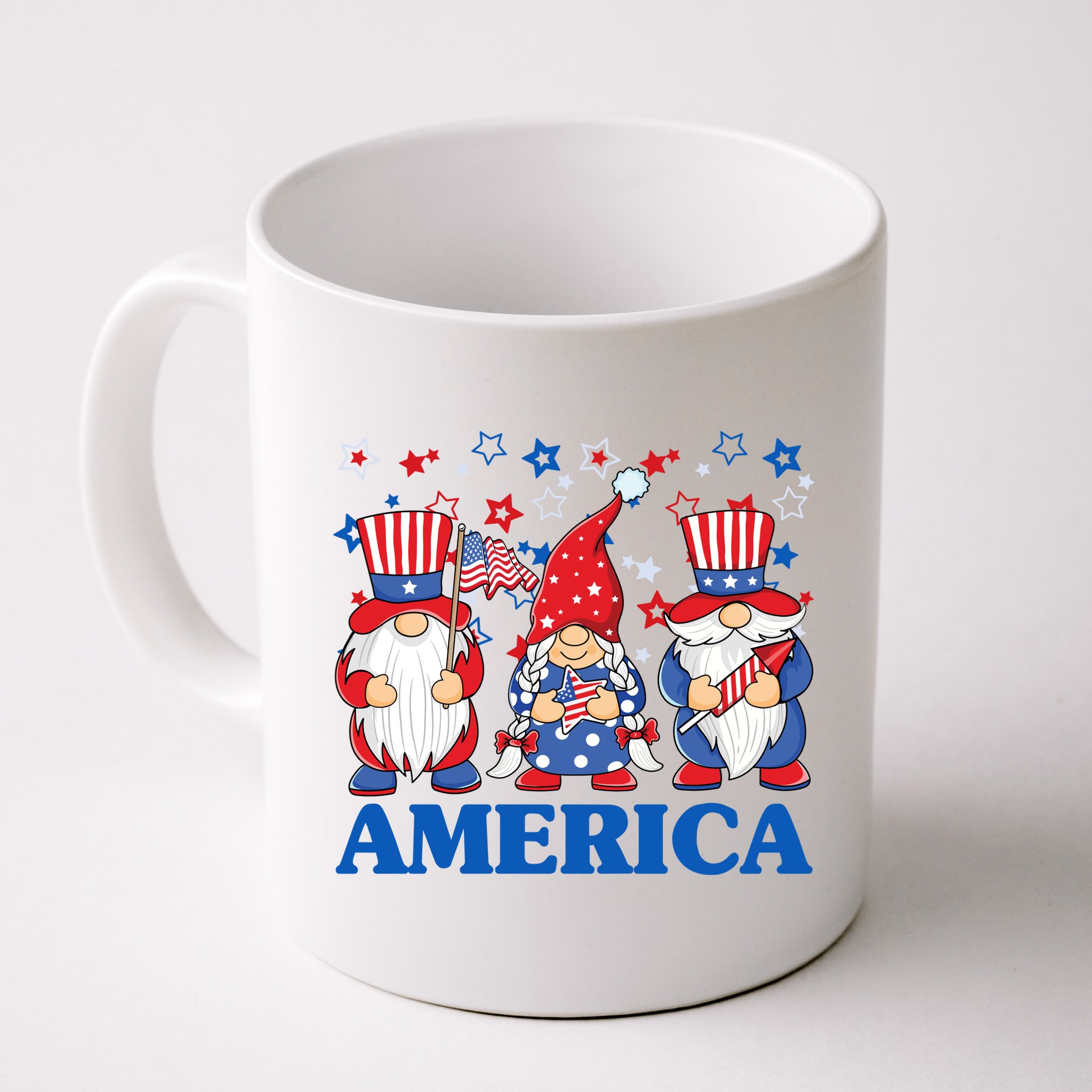 America Gnome 4th Of July Celebration Mug