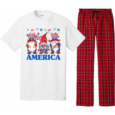 America Gnome 4th Of July Celebration Pajama Set