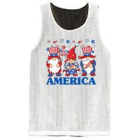 America Gnome 4th Of July Celebration Mesh Reversible Basketball Jersey Tank