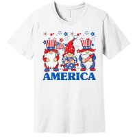 America Gnome 4th Of July Celebration Premium T-Shirt