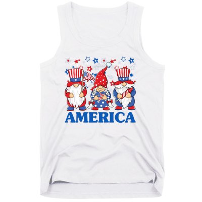 America Gnome 4th Of July Celebration Tank Top