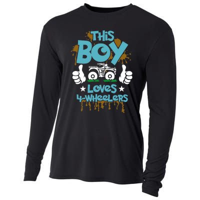 ATV Gift - 4 Wheeler For Boy - Four Wheeler Cooling Performance Long Sleeve Crew