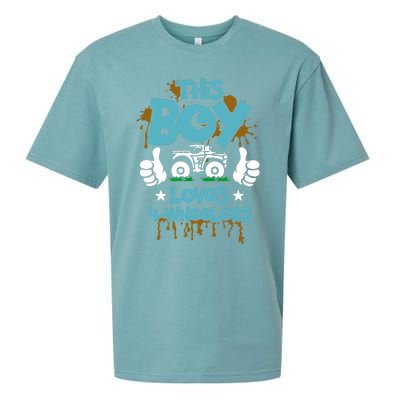 ATV Gift - 4 Wheeler For Boy - Four Wheeler Sueded Cloud Jersey T-Shirt