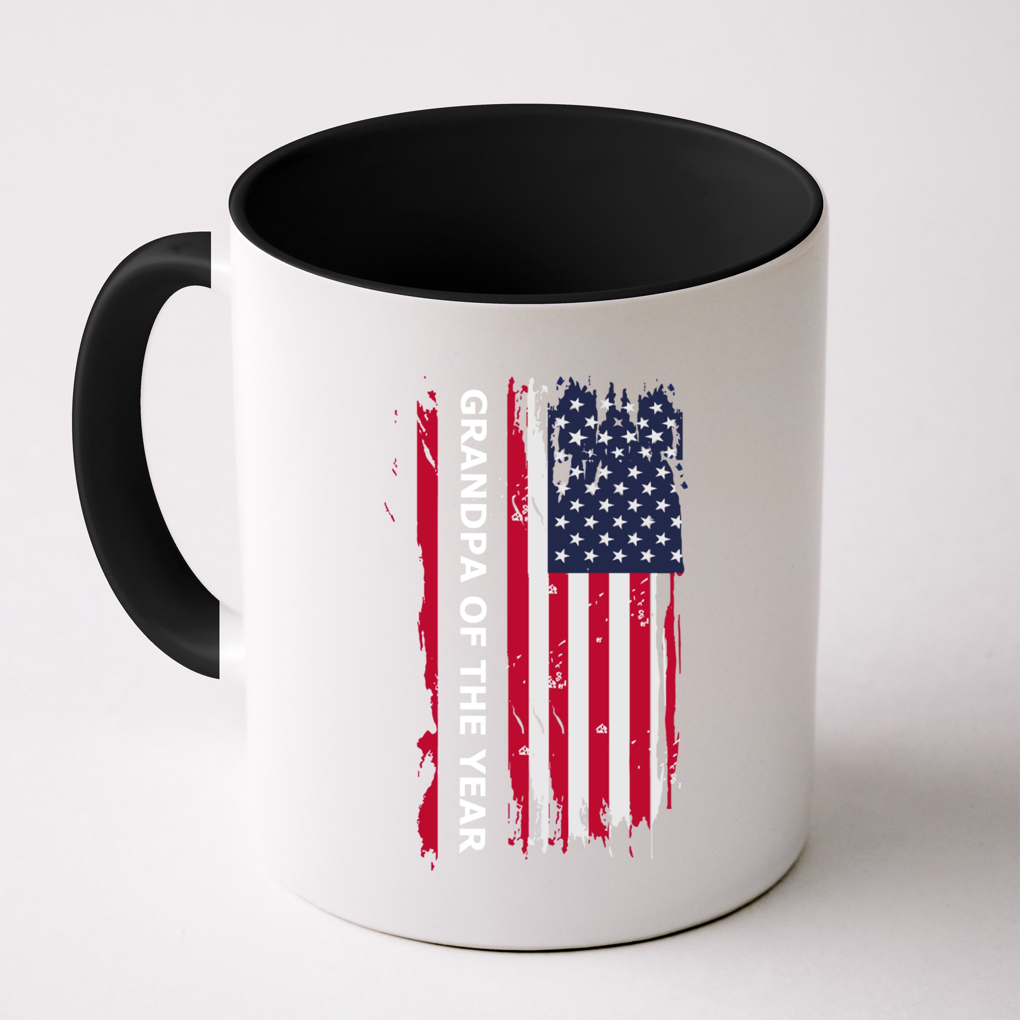 American Grandpa And Grandfather Of The Year Gift Mug