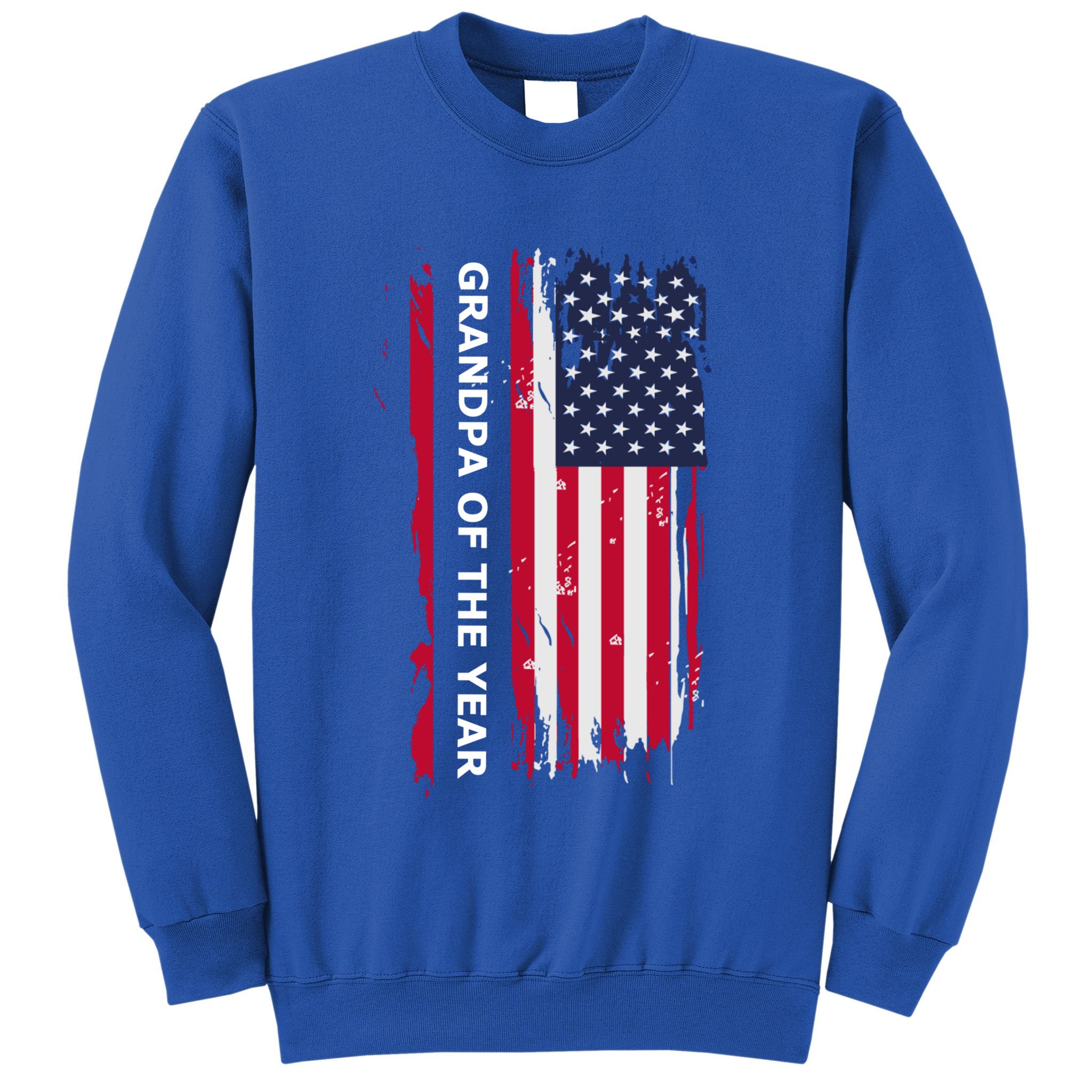 American Grandpa And Grandfather Of The Year Gift Sweatshirt