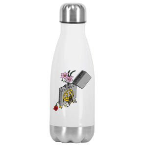 Aesthetic Graphic Stainless Steel Insulated Water Bottle